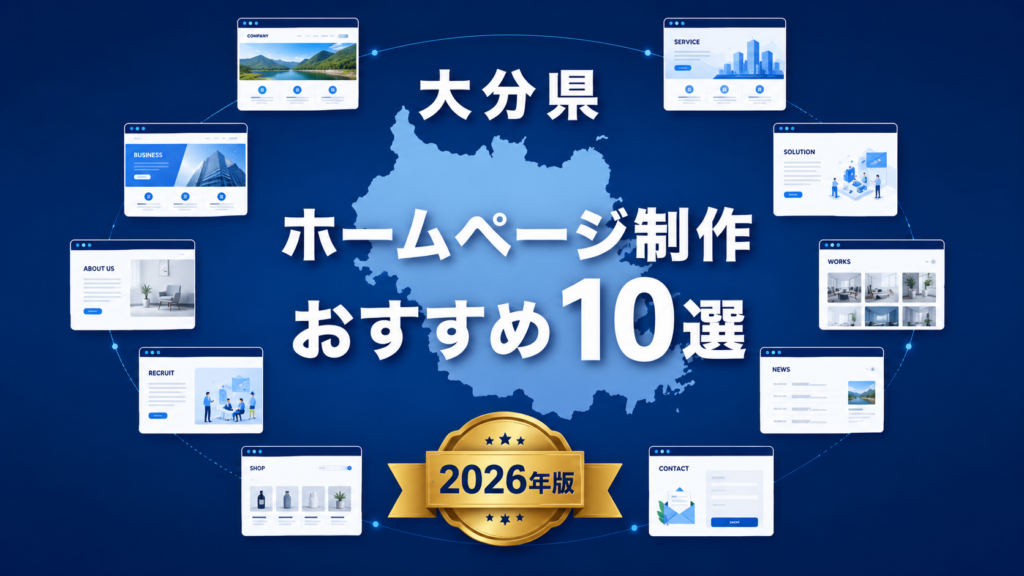 大分県ホームページ制作おすすめ10選【2026年版】