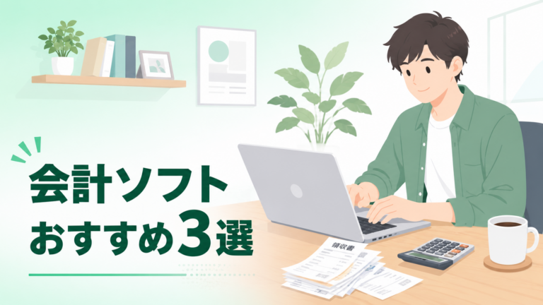 フリーランス会計ソフトおすすめ3選【確定申告が楽になる2026年版】